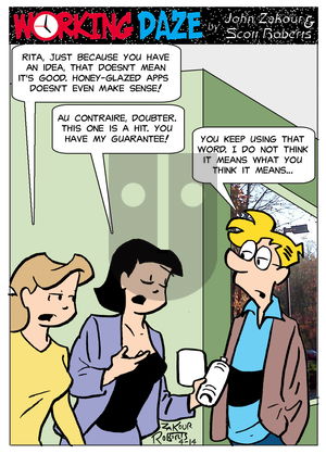 Working Daze on Monday April 14, 2025 Comic Strip