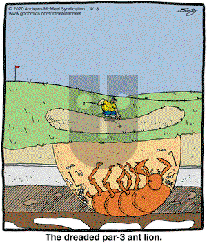 In the Bleachers on Saturday April 18, 2020 Comic Strip