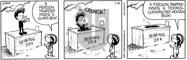 Grand Avenue on Saturday May 26, 2001 Comic Strip