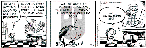 Grand Avenue - Monday July 31, 2000 Comic Strip