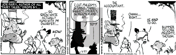 Over the Hedge on Thursday March 27, 2003 Comic Strip