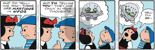 Nancy on Wednesday October 24, 2012 Comic Strip