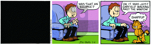 Garfield on Wednesday July 4, 1990 Comic Strip