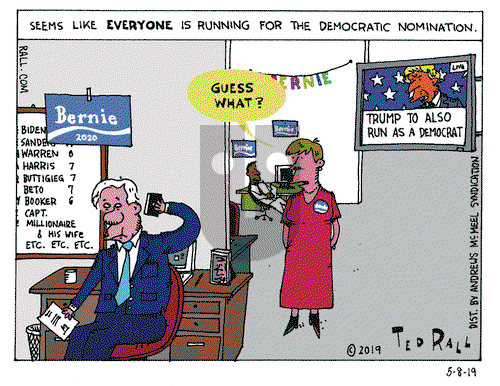 Ted Rall on Wednesday May 8, 2019 Comic Strip