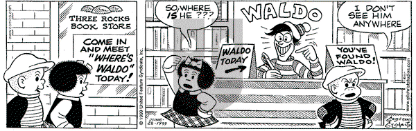 Nancy on Monday June 28, 1999 Comic Strip
