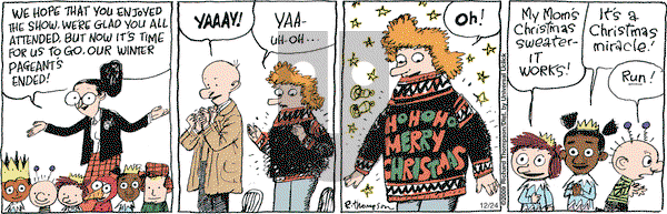 Cul de Sac on Thursday December 24, 2009 Comic Strip
