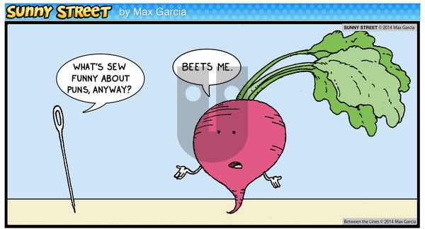 Sunny Street on Friday March 7, 2014 Comic Strip