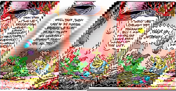 Frank and Ernest on Sunday August 7, 2005 Comic Strip