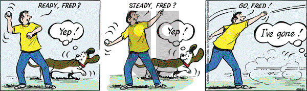 Fred Basset - Monday July 15, 2019 Comic Strip
