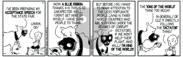 Cow and Boy Classics on Friday August 11, 2006 Comic Strip