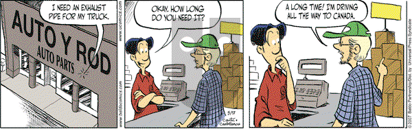 Baldo on Thursday May 17, 2007 Comic Strip