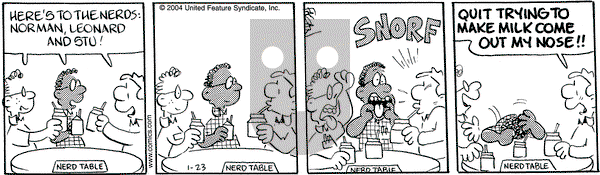 Drabble on Friday January 23, 2004 Comic Strip