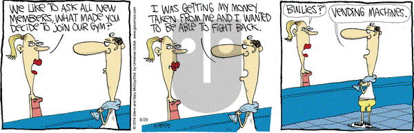 The Duplex on Monday August 29, 2016 Comic Strip