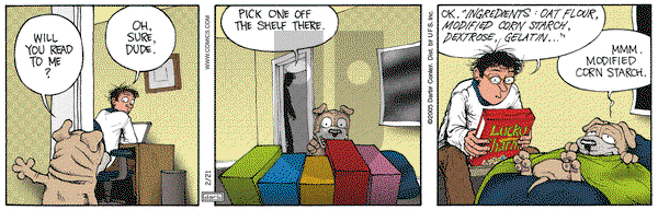 Get Fuzzy on Monday February 21, 2005 Comic Strip
