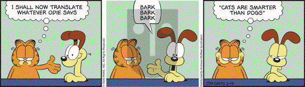 Garfield on Wednesday February 19, 2020 Comic Strip