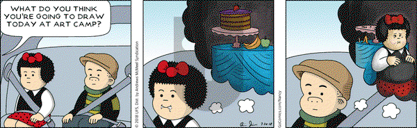 Nancy on Monday July 30, 2018 Comic Strip