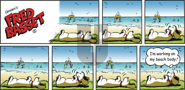 Fred Basset on Sunday July 10, 2016 Comic Strip