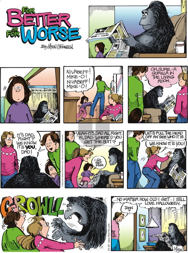 For Better or For Worse - Sunday October 30, 2022 Comic Strip