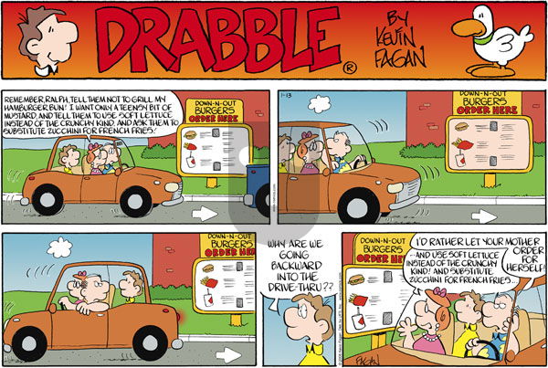 Drabble on Sunday January 13, 2008 Comic Strip