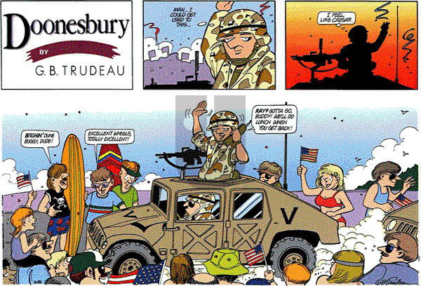 Doonesbury on Sunday May 26, 1991 Comic Strip
