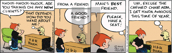 Red and Rover on Monday April 6, 2015 Comic Strip