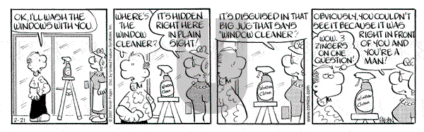 Drabble on Wednesday February 21, 2007 Comic Strip