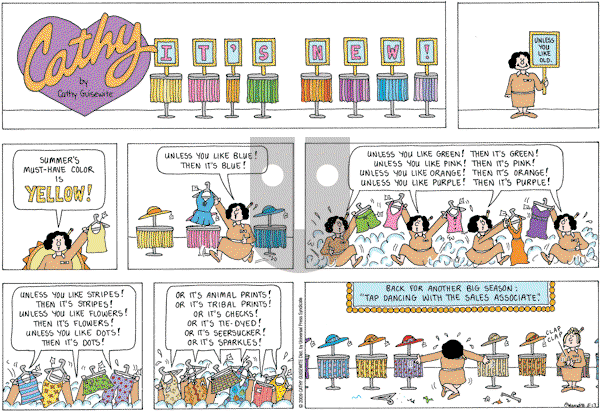 Cathy Classics - Sunday May 17, 2009 Comic Strip