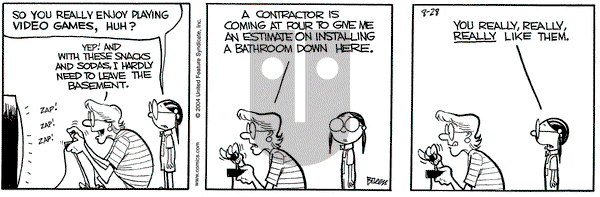 Grand Avenue on Monday September 27, 2004 Comic Strip