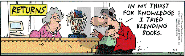 Frank and Ernest on Wednesday May 4, 2011 Comic Strip