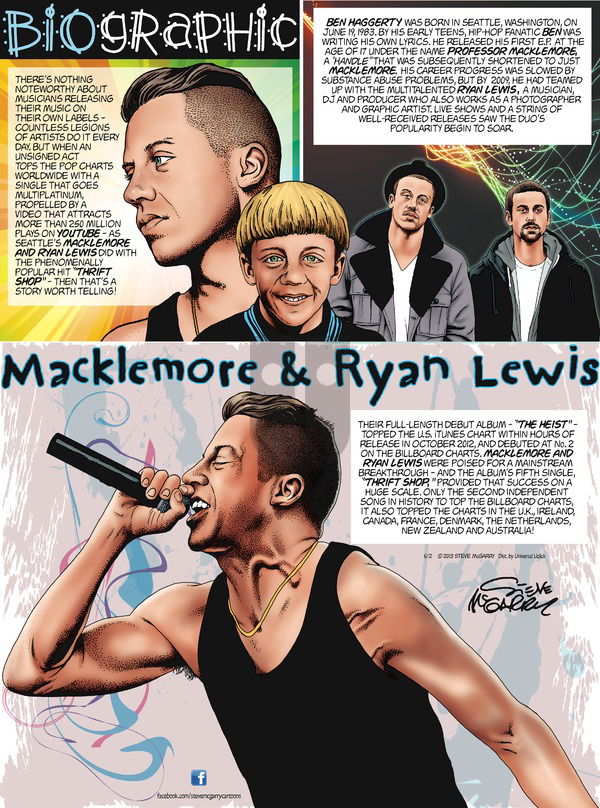 Biographic on Sunday June 2, 2013 Comic Strip