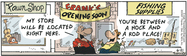 Frank and Ernest on Thursday June 21, 2007 Comic Strip