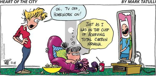 Heart of the City on Sunday October 14, 2012 Comic Strip