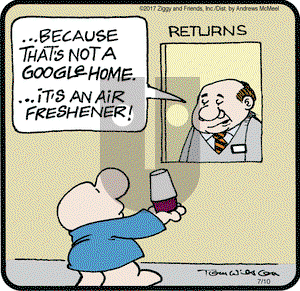 Ziggy on Monday July 10, 2017 Comic Strip