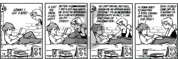 Doonesbury on Monday January 6, 1986 Comic Strip