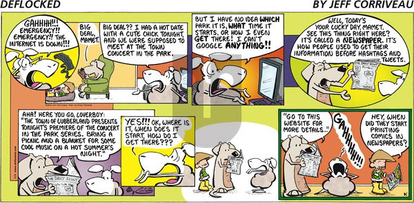 DeFlocked on Sunday July 5, 2015 Comic Strip