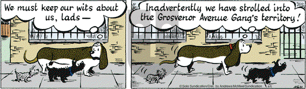 Fred Basset on Tuesday April 6, 2021 Comic Strip
