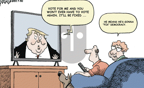 Robert Ariail - Tuesday July 30, 2024 Comic Strip
