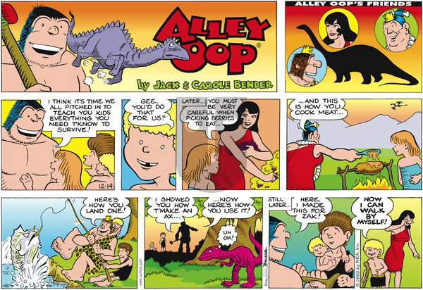 Alley Oop on Sunday December 14, 2003 Comic Strip