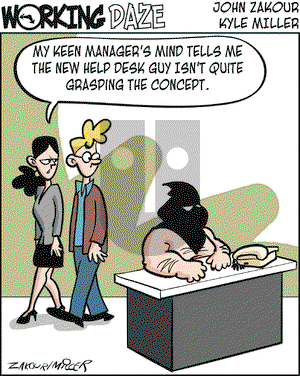 Working Daze on Tuesday March 27, 2007 Comic Strip