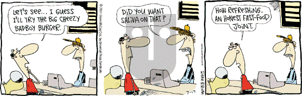 The Duplex on Tuesday July 17, 2001 Comic Strip