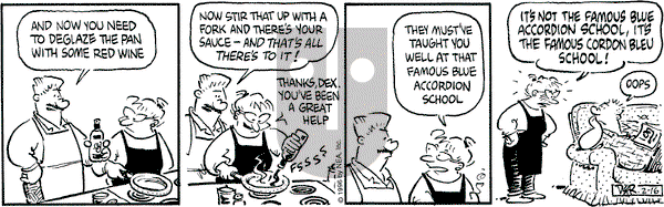 Betty on Friday February 16, 1996 Comic Strip