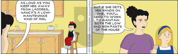 Nancy - Friday August 11, 2023 Comic Strip