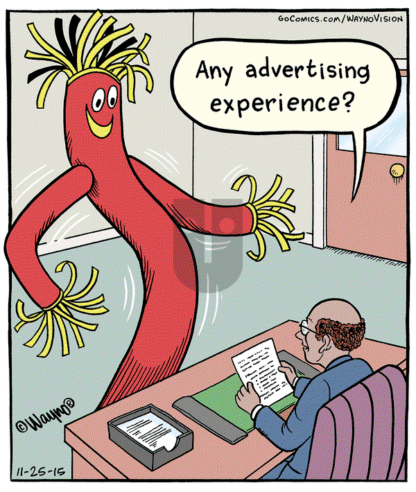 WaynoVision on Wednesday November 25, 2015 Comic Strip