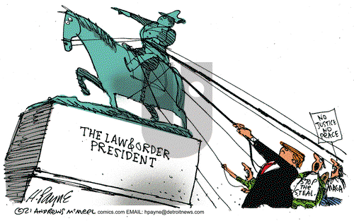 Henry Payne on Saturday January 9, 2021 Comic Strip