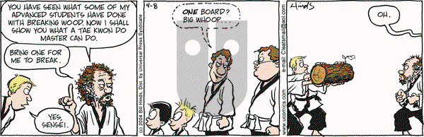 Cleats on Friday April 9, 2004 Comic Strip