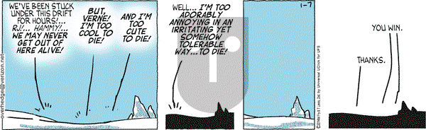 Over the Hedge on Tuesday January 7, 2014 Comic Strip