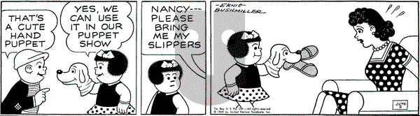 Nancy on Monday June 2, 1969 Comic Strip