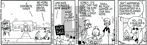 Over the Hedge on Tuesday March 14, 2000 Comic Strip