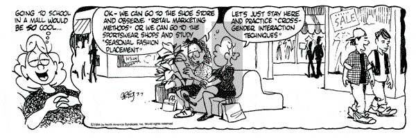 Luann on Thursday July 7, 1994 Comic Strip