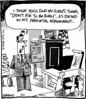 Reality Check on Tuesday September 9, 2008 Comic Strip